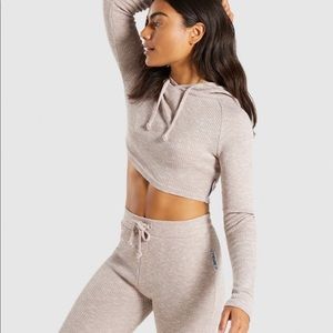 Gymshark Slounge Leggings - Taupe Marl